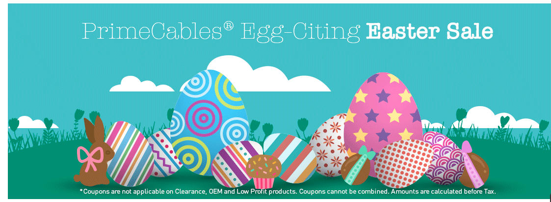 PrimeCables easter sale