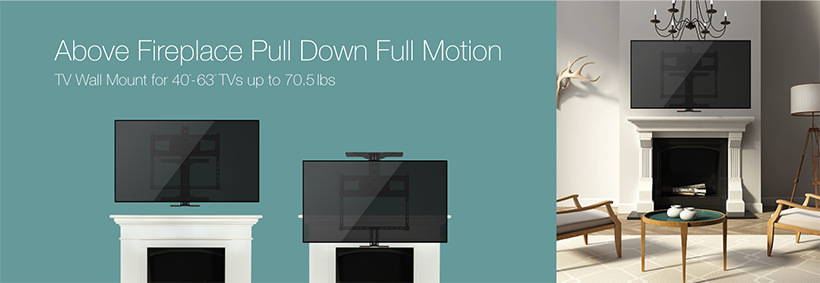 PrimeCables full motion TV wall mount