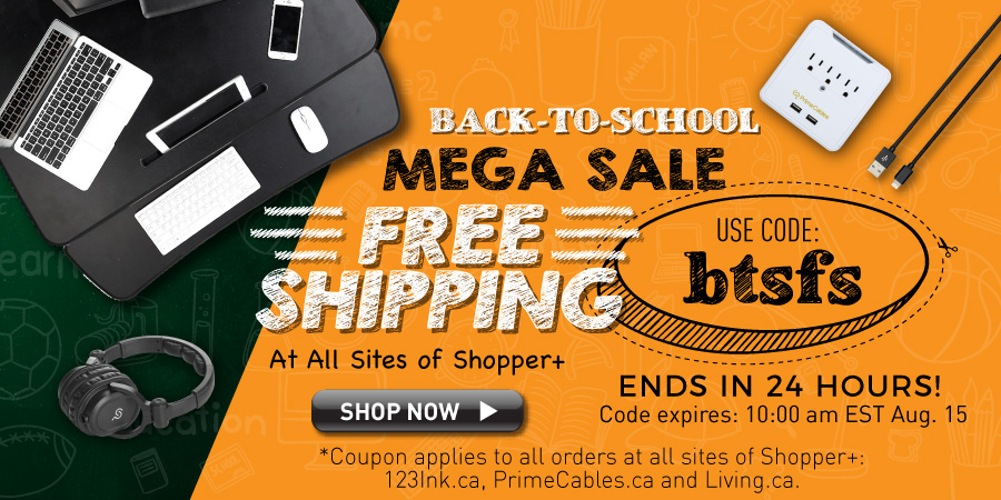 Back to school free shipping code primecables