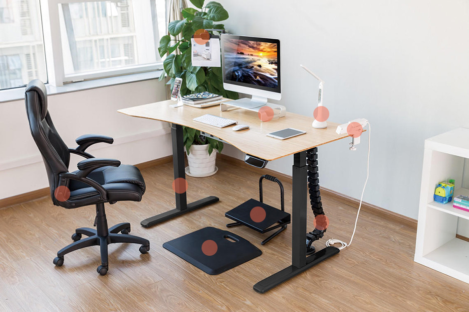 a perfect build for your ergonomic office workstation with sit stand desk