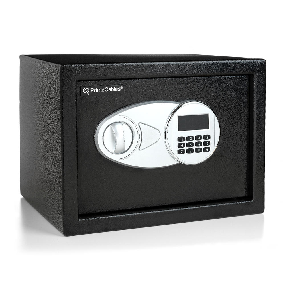 a black safe box