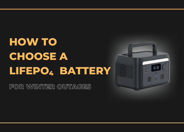 How to Choose a LiFePO₄ Battery for Winter Outages (2025)