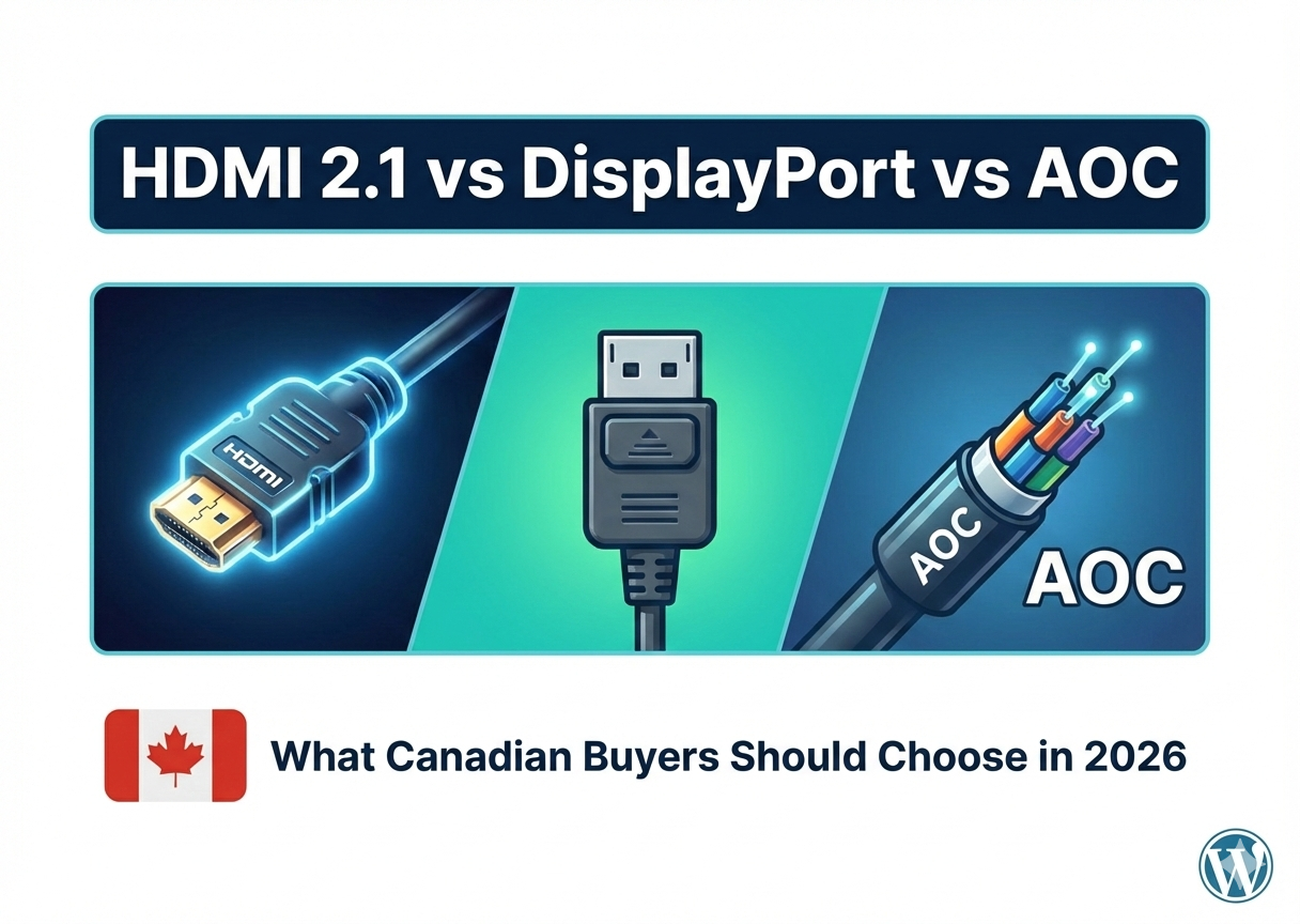 HDMI 2.1 vs DisplayPort vs AOC