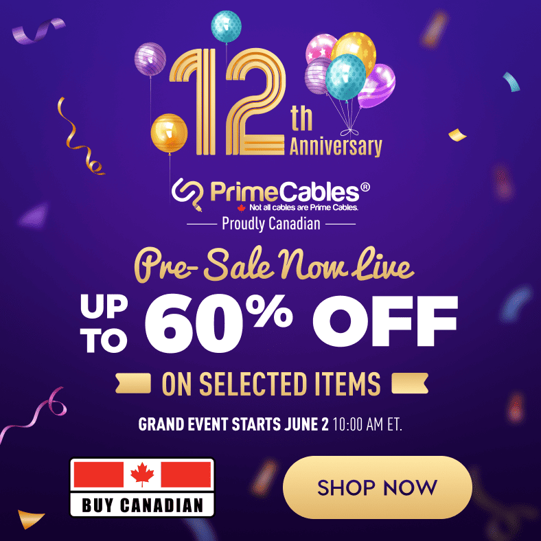 PrimeCables Anniversary Pre‑Sale Starts Now